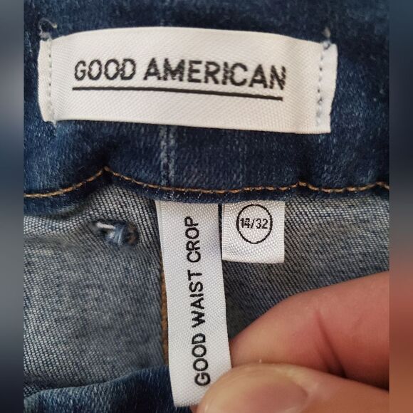 🌹 GOOD AMERICAN 🌹 Good Waist Raw Edge Skinny Jeans - [Size 28] - Picture 11 of 13